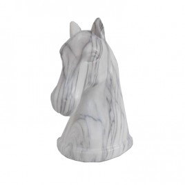 Horse Bookend in Marble Finish