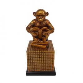 Sitting Monkey Decorative Ornament