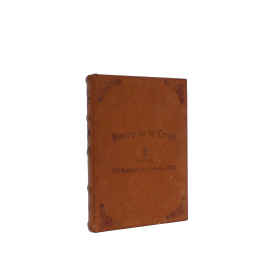 Leather Bookend: Light Brown
