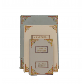 Leather Bookend pastel (Set of 3)