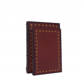 Reddish brown Wooden Bookend