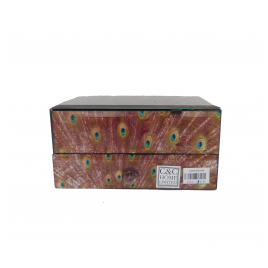 Jewelry Mirror Box (Peacock Pattern)