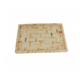 Grid Pattern Horn Tray (Small)