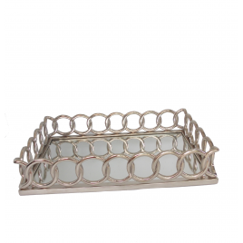 Chain Tray with mirror (Large)