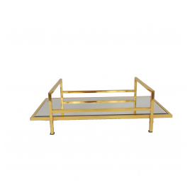 Gold Mirrored Tabletop Tray