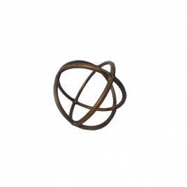 Decorative Ball in Brass Antique(L)