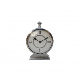 Bond Street Nickel Desk Clock