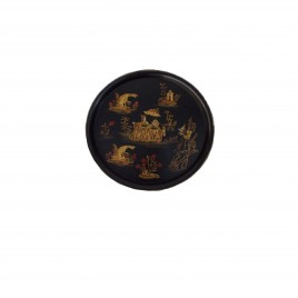 Hand Painted Chinoiserie Tole Tray