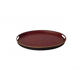 Hand Painited Chinoiserie Oval Tray