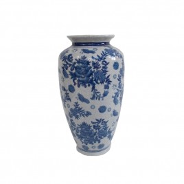 Chinese Blue & White Porcelain Vase