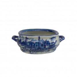 Chinese Blue & White Porcelain Planter (M)