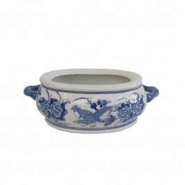 Chinese Blue & White Porcelain Planter