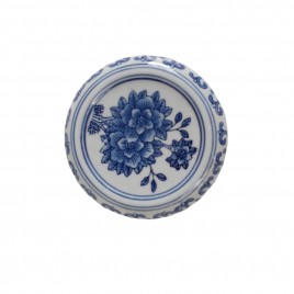 Chinese Blue & White Porcelain Base (M)