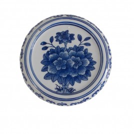 Chinese Blue & White Porcelain Base (L)