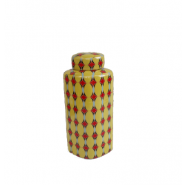 Pattern Canister w/lidded (M)