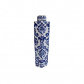 Blue & White Porcelain Lidded Canister
