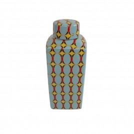 Pattern Canister w/lidded (L)