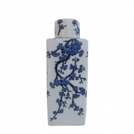 Chinese Blue & White Large Canister