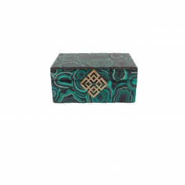 Agate Glass Jewelly Box (L)