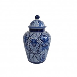 Chinese Blue & White Porcelain Ginger Jar