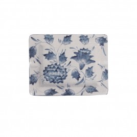 Floral Chinese Blue and White Ashtray