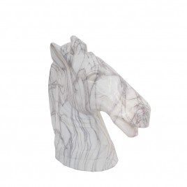 Marble Finish Horse Head (L)