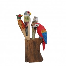 Safari Balsa Wooden Pen w/cup