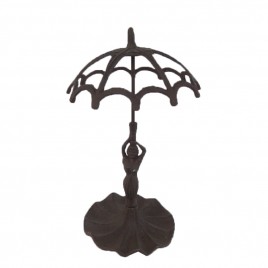 Cast Iron Art Deco Umbrella Stand