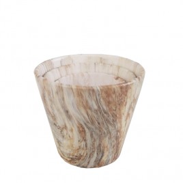 Plant Pot Printed Marble Pattern(3 pcs)