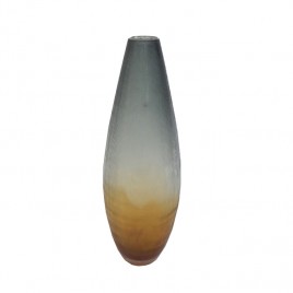 Frosted Decorative Glass Vase (S)
