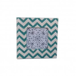 Ceramic Photo Frame (Blue & White Color)