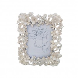 Vintage Flower Metal Photo Frame