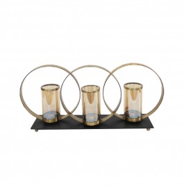 Metal Round Circle Candle Holder