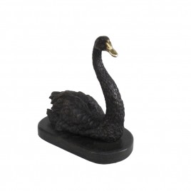 Bronze Swan w/ Gold Lip
