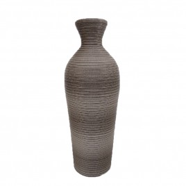 Outdoor rattan Vase (Dark Grey)