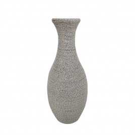 Outdoor rattan Vase (Light Grey)