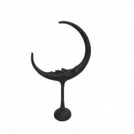 Metal Moon with Stand (Black)