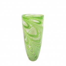 Green Swirl Vase (Small)