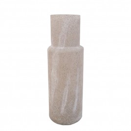 Pink Grey Glass Vase (Large)