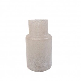 Pink Grey Glass Vase (Small)