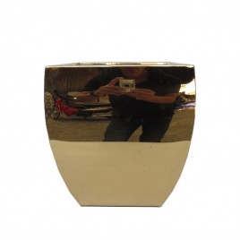 Metal Planter in Gold (Medium)