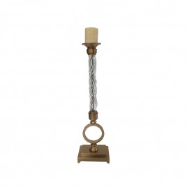 Golden decorative Candle holder (L)