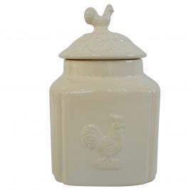 White Ceramic Jar (Medium)