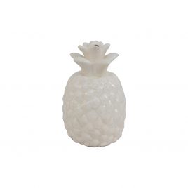 White Ceramic Pineapple