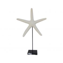 Sand Stone Star Fish w/ Metal Base