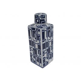 China Blue & White Large Canister