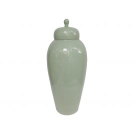 Mint Green Ceramic Large Canister