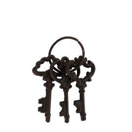Antique Bronze Skeleton Key Set