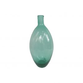 Emerald green glass wine cask