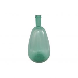 Emerald green glass wine cask
